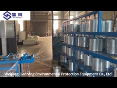 Tanque de almacenamiento de tratamiento de agua de FRP cilíndrico, tanque de recipiente de presión de FRP Tamaño personalizado